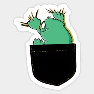 Monster in Pocket Sticker